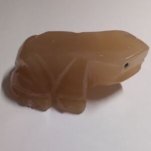 Source Unknown Tan Frog Figurine